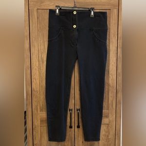 WR. Up High Waist Skinny Jean Leggings Black XLARGE